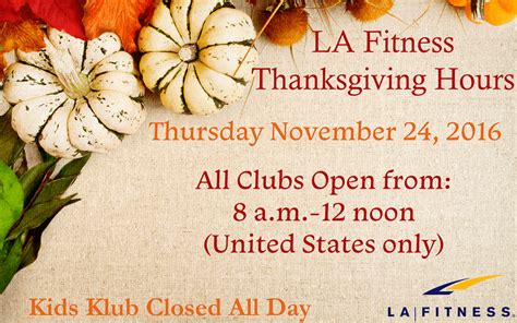 la fitness hours holiday hours